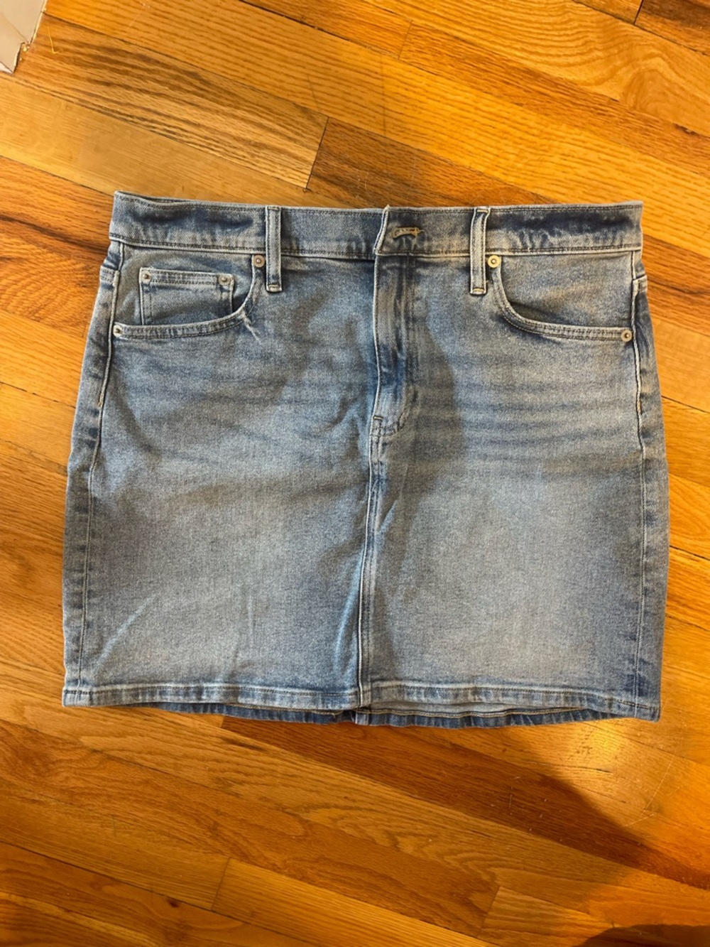 J. Crew Light Blue Denim Mini Skirt